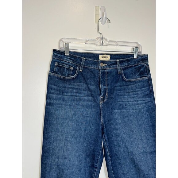 L'AGENCE Kendra High Rise Cropped Flare Jeans in Laredo Women Size 30 - Picture 4 of 12